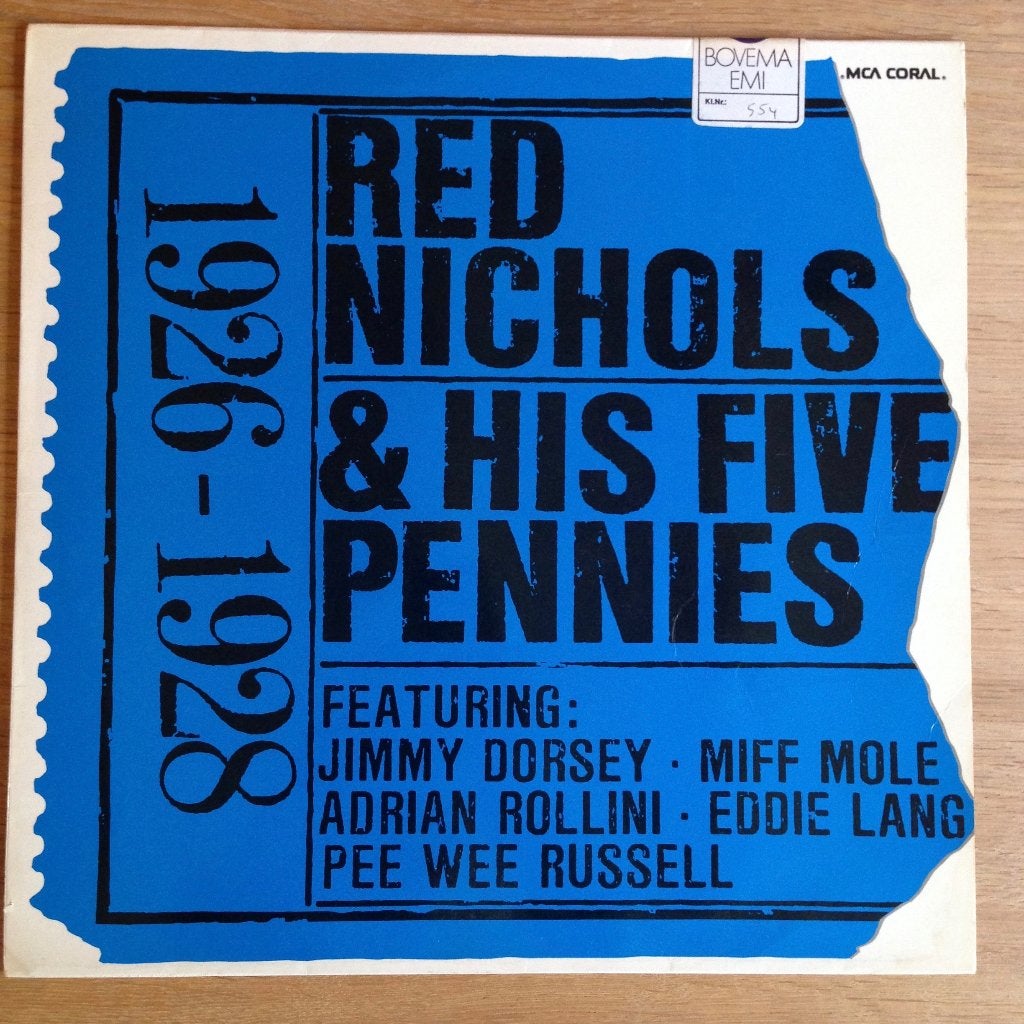 Red Nichols and His Five Pennies - 1926 - 1928 LP, Ophalen, Gebruikt, 12 inch, Jazz