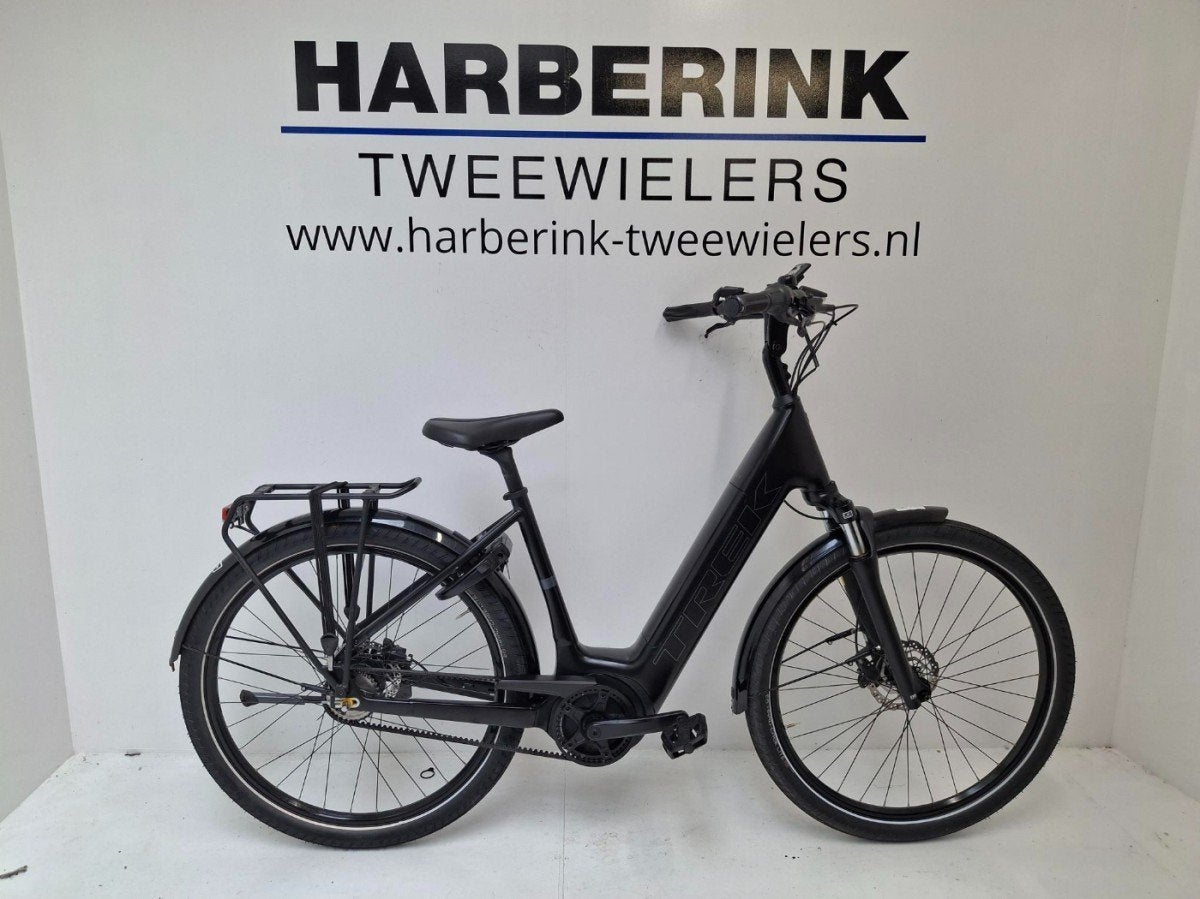 Trek District 4 Belt Dames Zwart 53cm M, Fietsen en Brommers, Elektrische fietsen, Gebruikt, -, -, 51 tot 55 cm