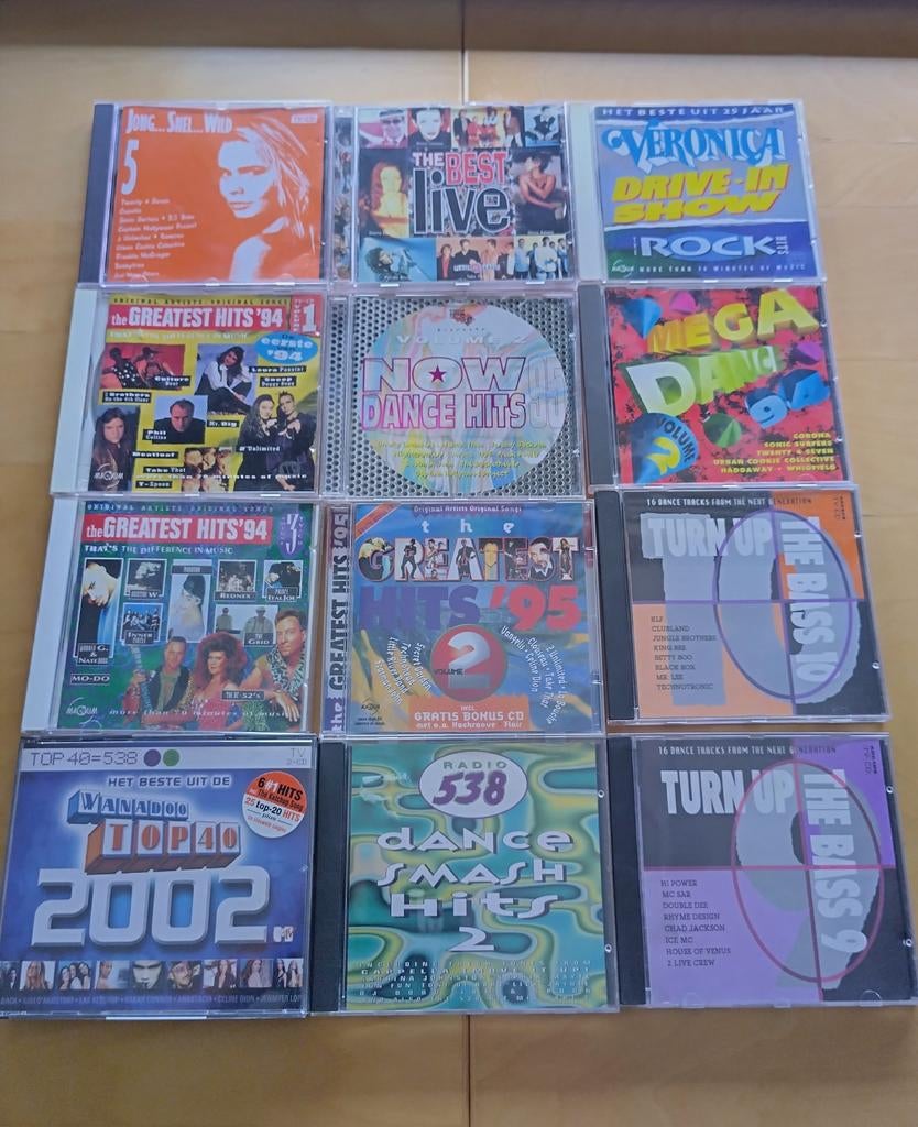 Grote collectie dance en pop CD's uit de jaren '90 en '00, Ophalen of Verzenden, Gebruikt, Dance Populair