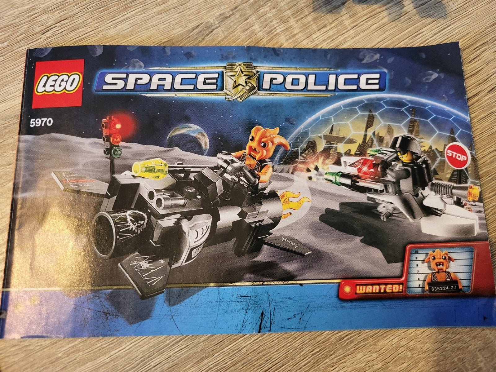 Lego Space Police 5970 Hyperspeed Pursuit uit 2009, Ophalen of Verzenden
