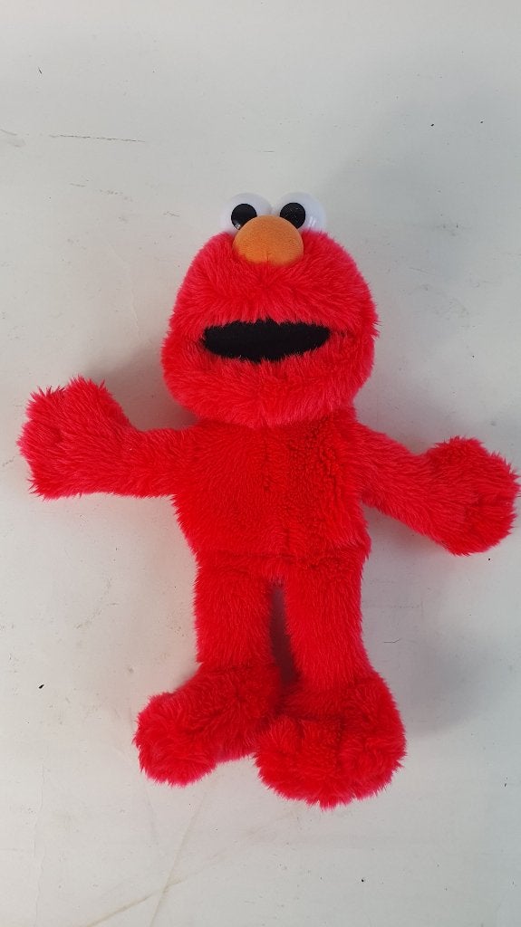 Elmo handpop Sesamstraat, 35 cm. 8A11, Tweedehands verkoop, Tweedehands verkoop, Gebruikt, Overige typen