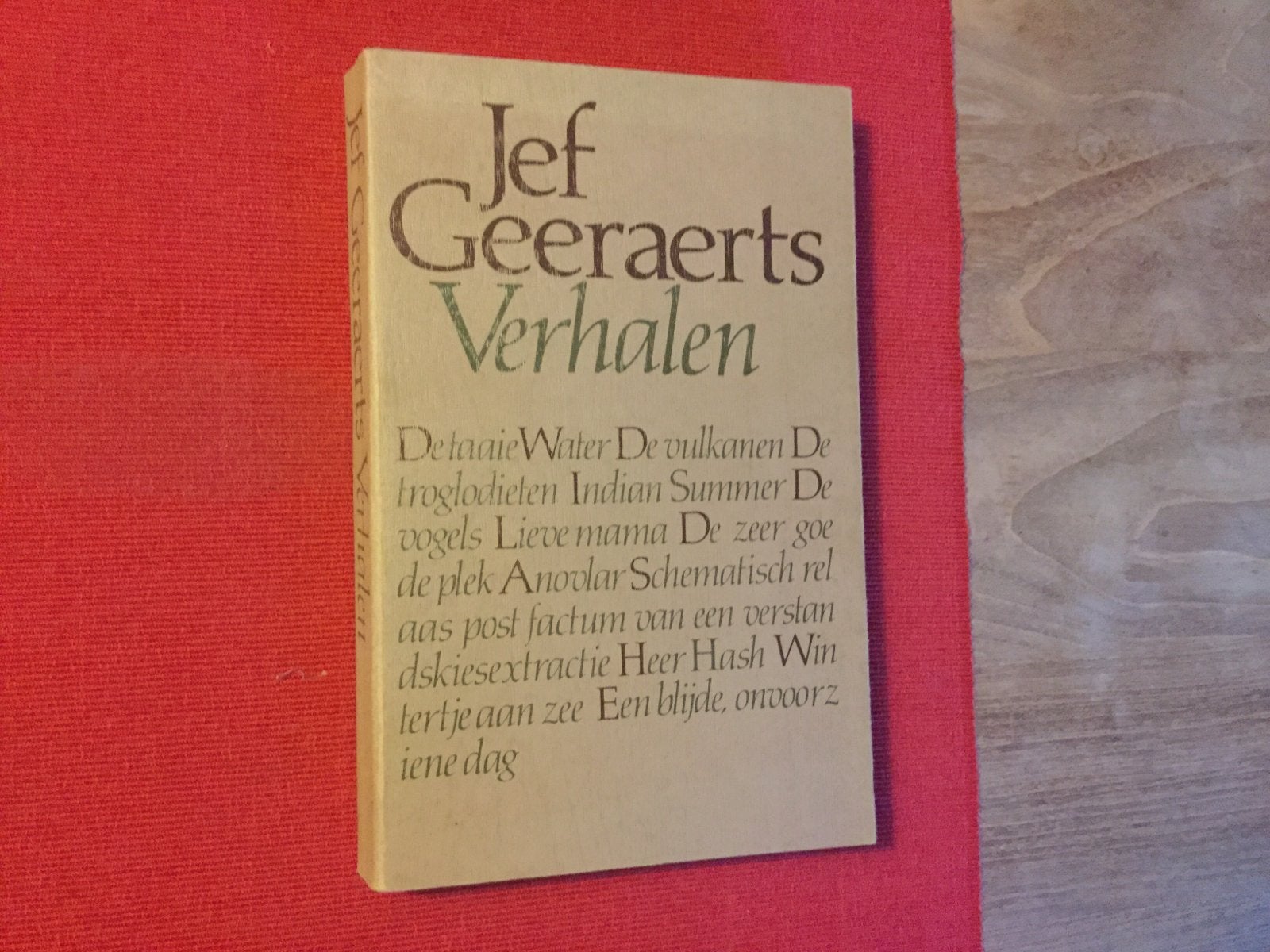 Jef Geeraerts, verhalen, Boeken, Ophalen of Verzenden, Zo goed als nieuw