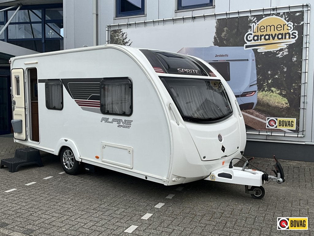 Sprite Alpine Sport 440 MF MOVER-LUIFEL, Caravans en Kamperen, Caravans, Bedrijf, Treinzit, Schokbreker, 4 tot 5 meter