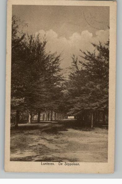 Lunteren De Sippolaan 2 oude kaarten, Verzamelen, Ansichtkaarten | Nederland, Verzenden, 1920 tot 1940, Gelopen, Gelderland