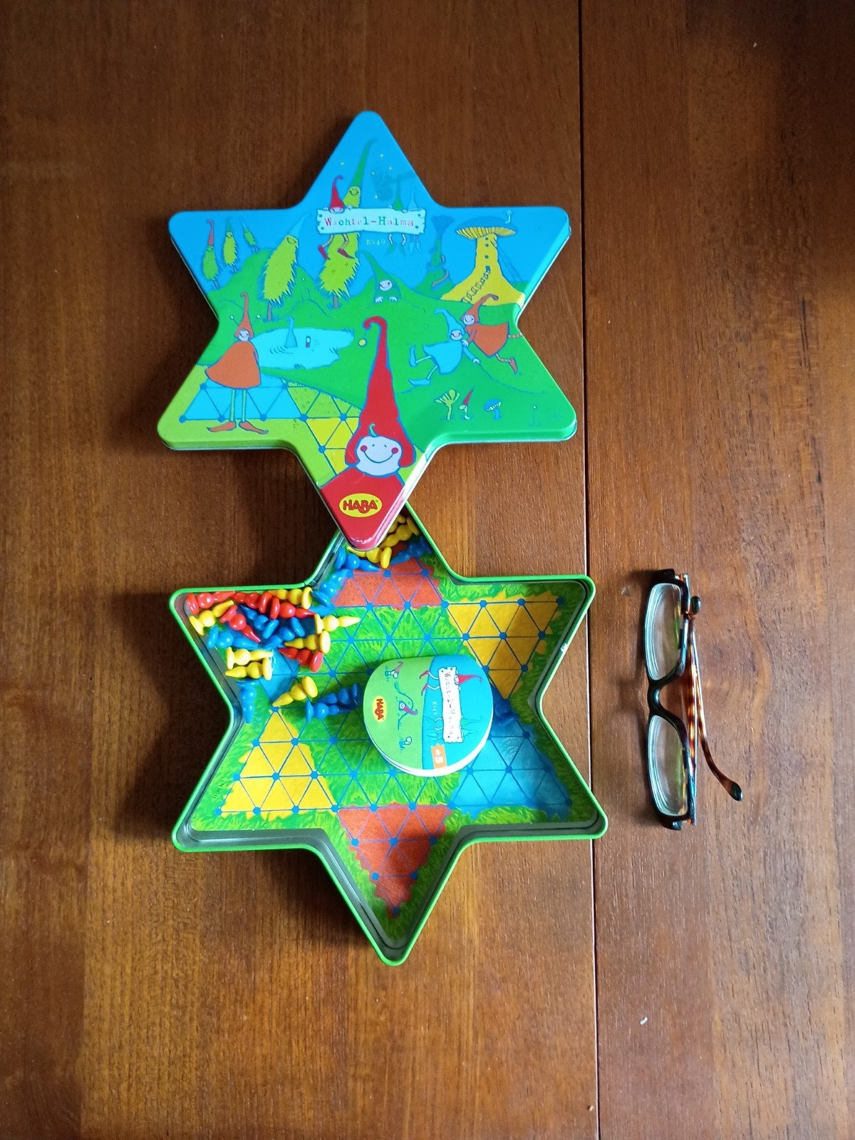 HABA Wichtel-Halma - Leuk spel voor het hele gezin, HABA, Gebruikt, Ophalen of Verzenden, Drie of vier spelers