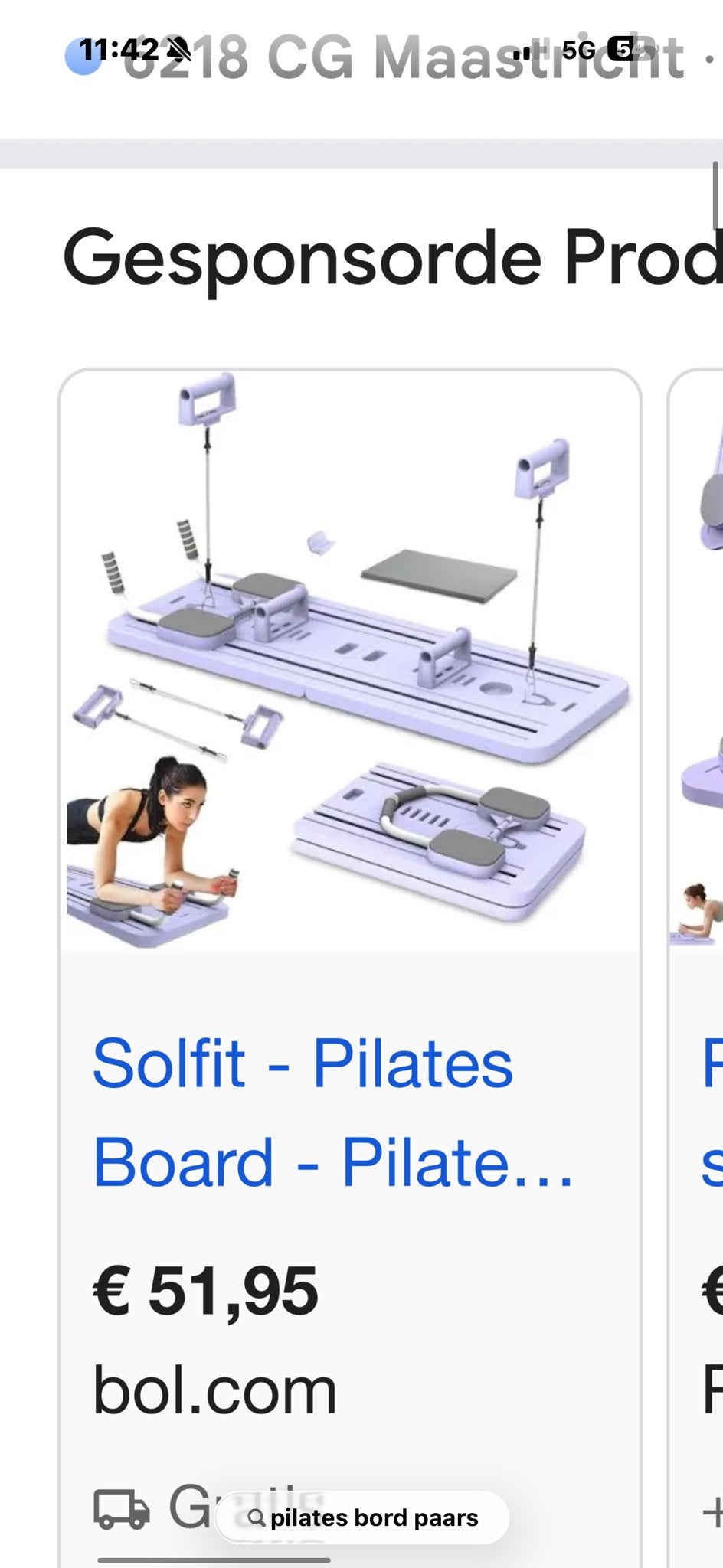 Pilates bord  - Nog in doos!, Sport en Fitness, Yoga en Pilates, Ophalen, Nieuw, Overig