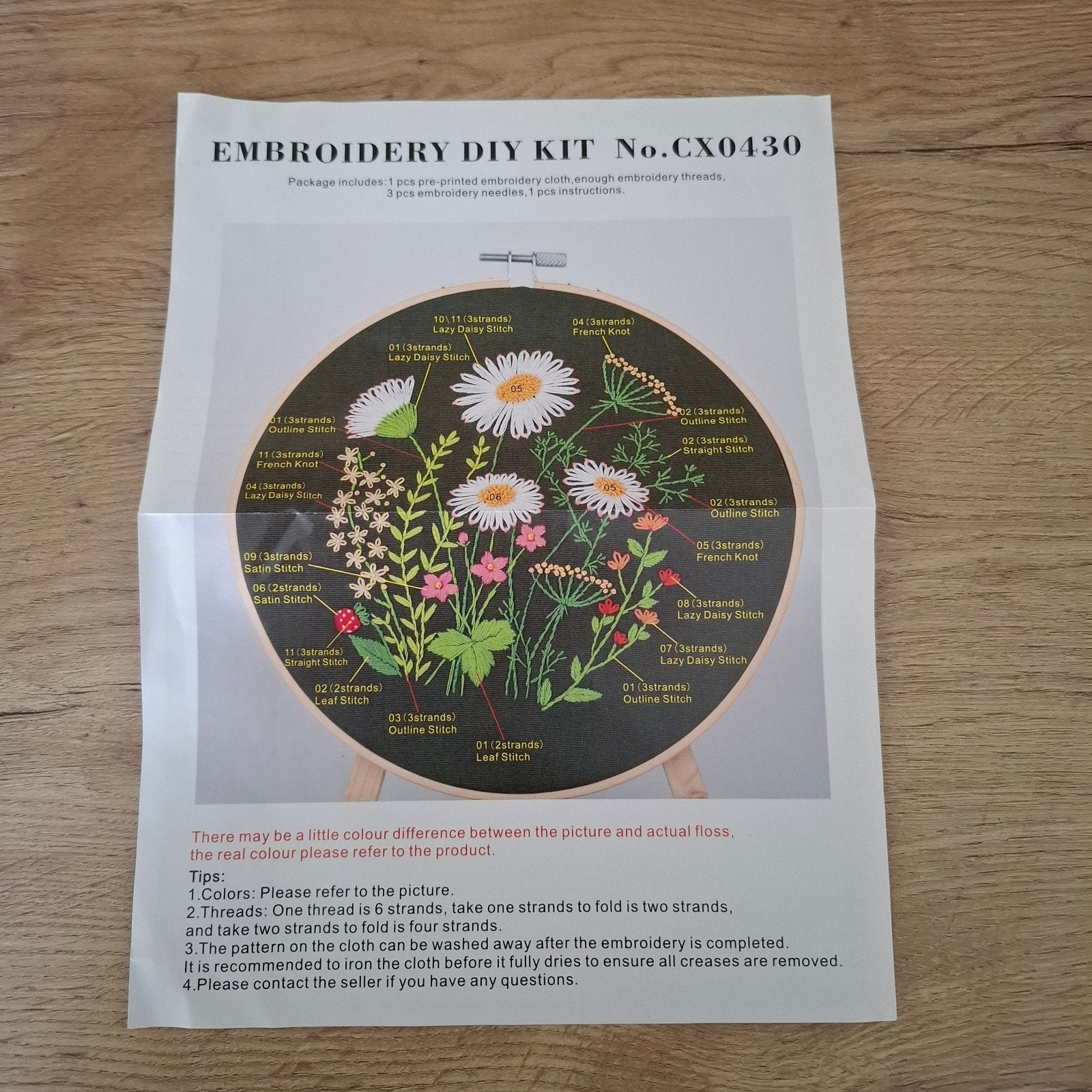Borduurset bloemen, Ophalen of Verzenden, Nieuw, Borduurpakket