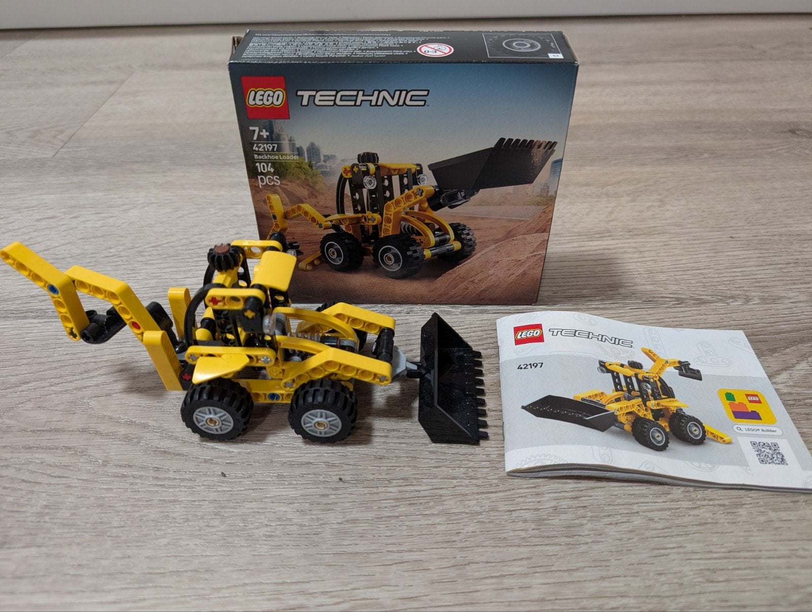 Technisch Lego Backhoe Loader 42197, Compleet, Lego, Ophalen of Verzenden, Zo goed als nieuw