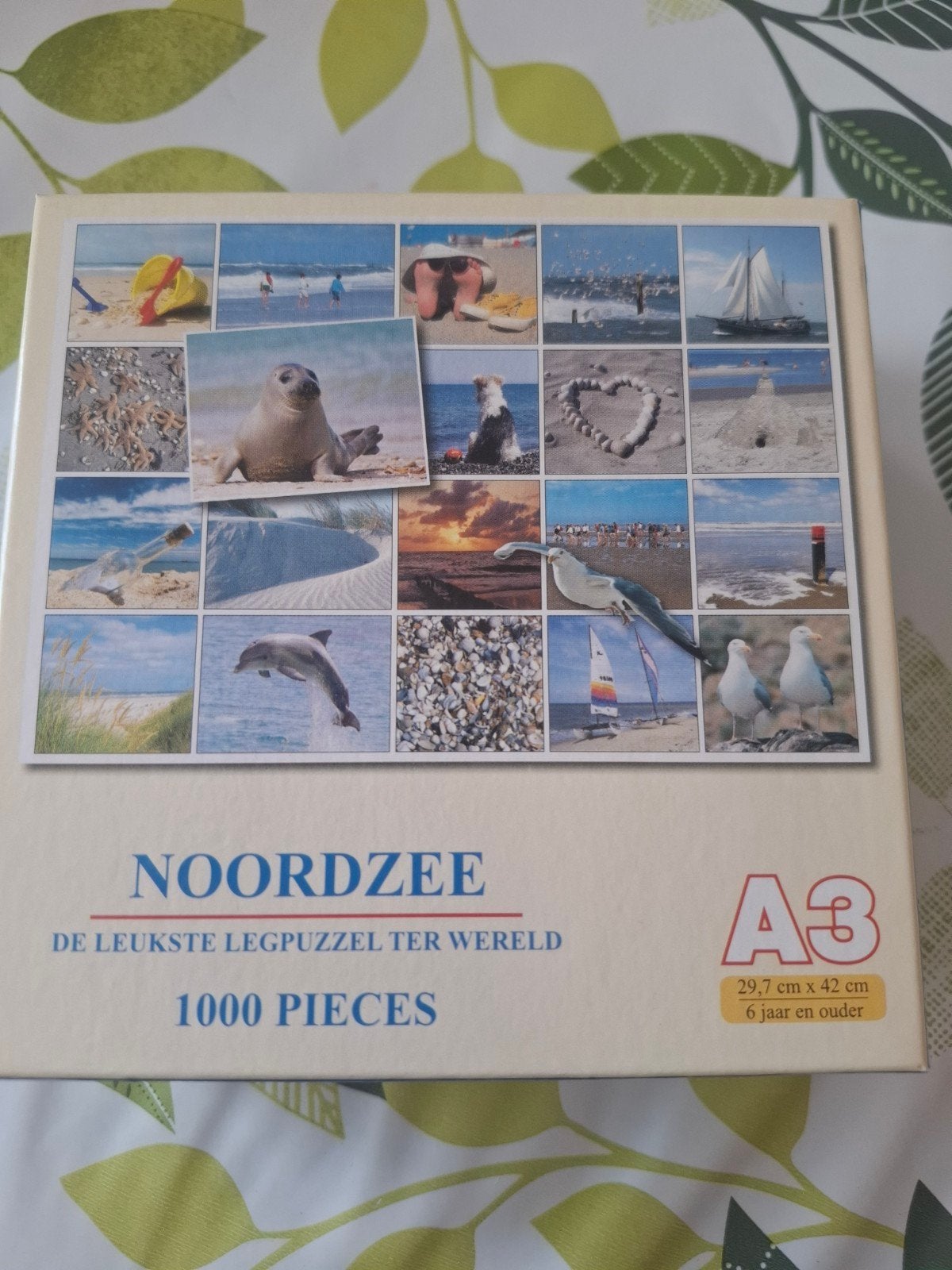 A3 legpuzzel, 1000 stukjes, Noordzee, Ophalen, 500 t/m 1500 stukjes, Zo goed als nieuw, Legpuzzel
