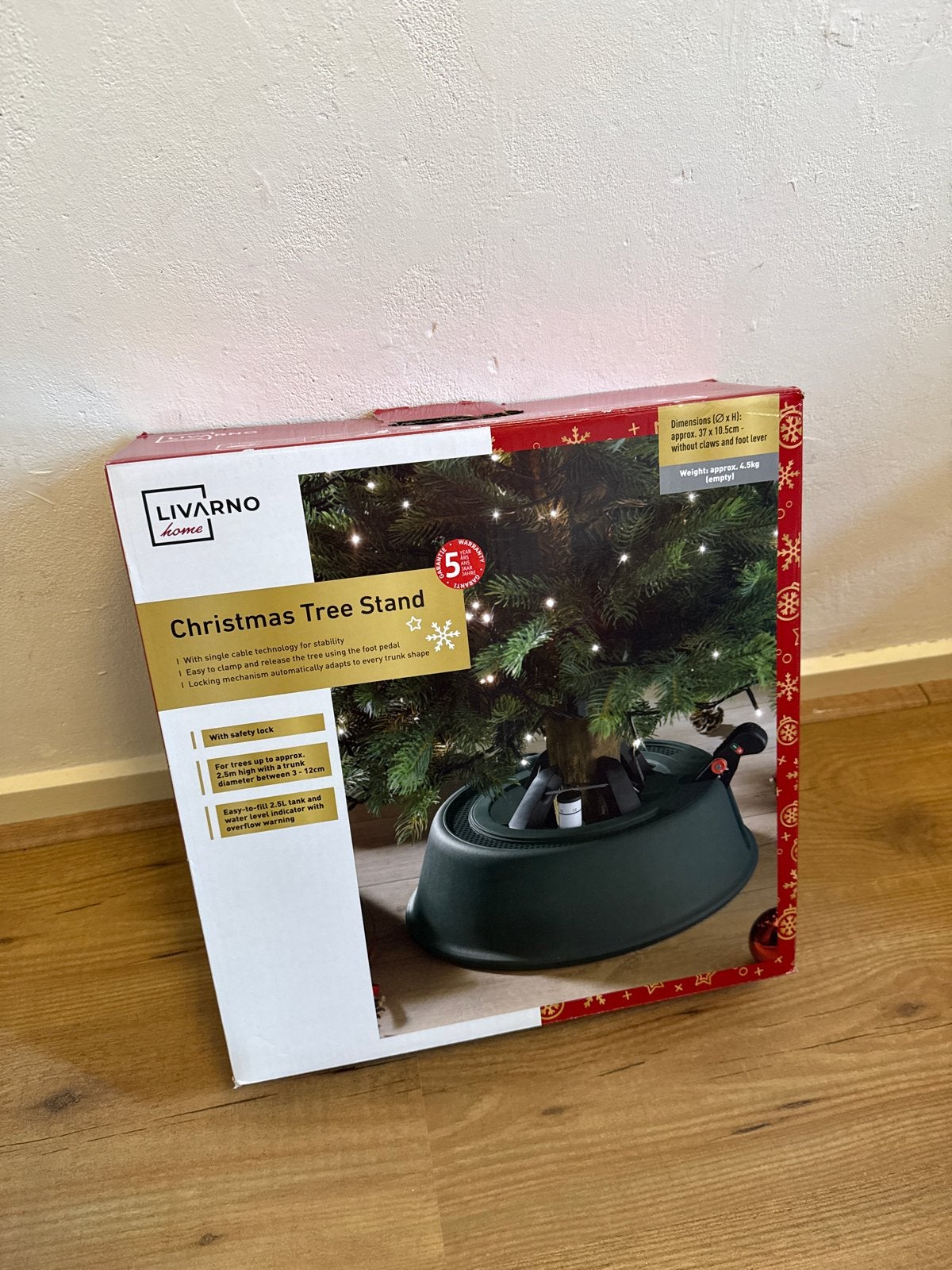 Livarno Kerstboom standaard, Ophalen, Zo goed als nieuw