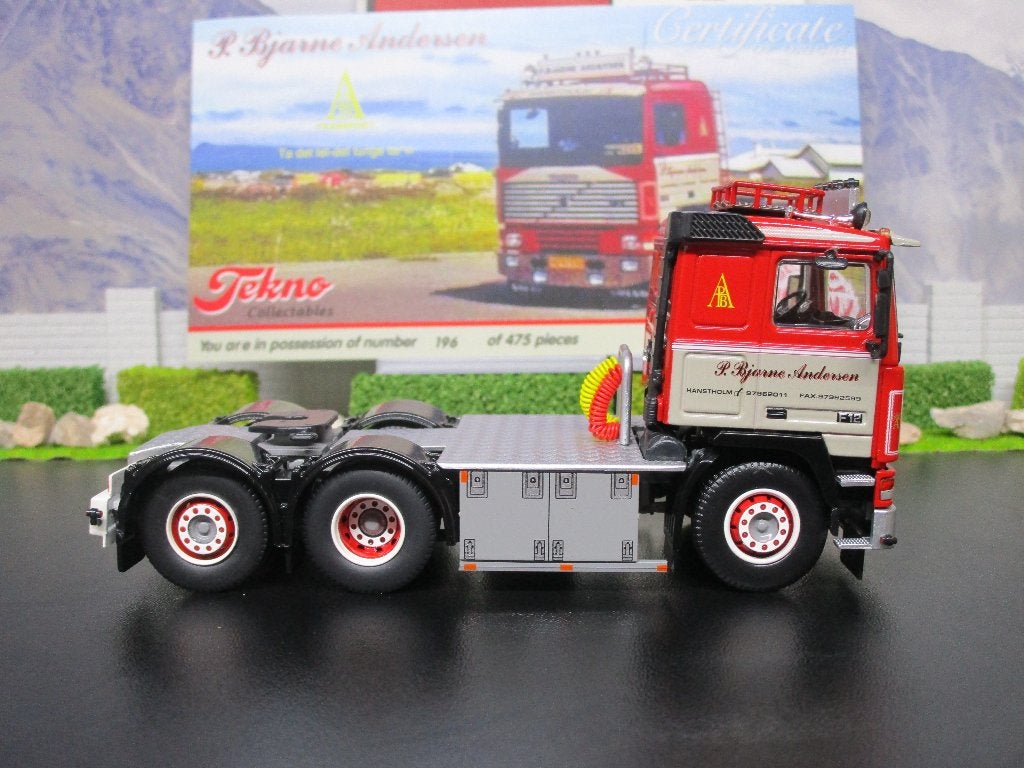 tekno 83362 bjarne andersen volvo f12 6x2 sleeper, Hobby en Vrije tijd, Ophalen of Verzenden, Nieuw, Bus of Vrachtwagen, Tekno