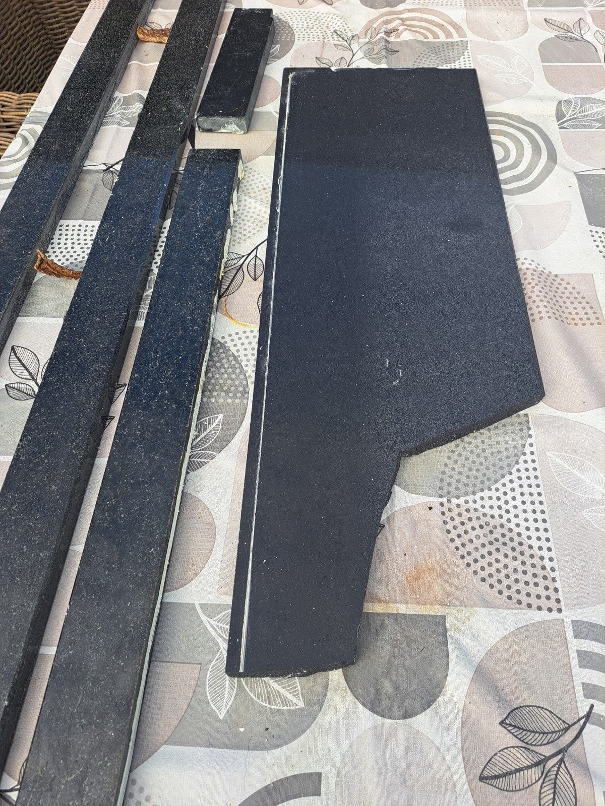 Natuursteen tegelplinten en vensterbanken Nero Profondo, Ophalen, 60 cm of meer, Overige typen, Minder dan 5 m²