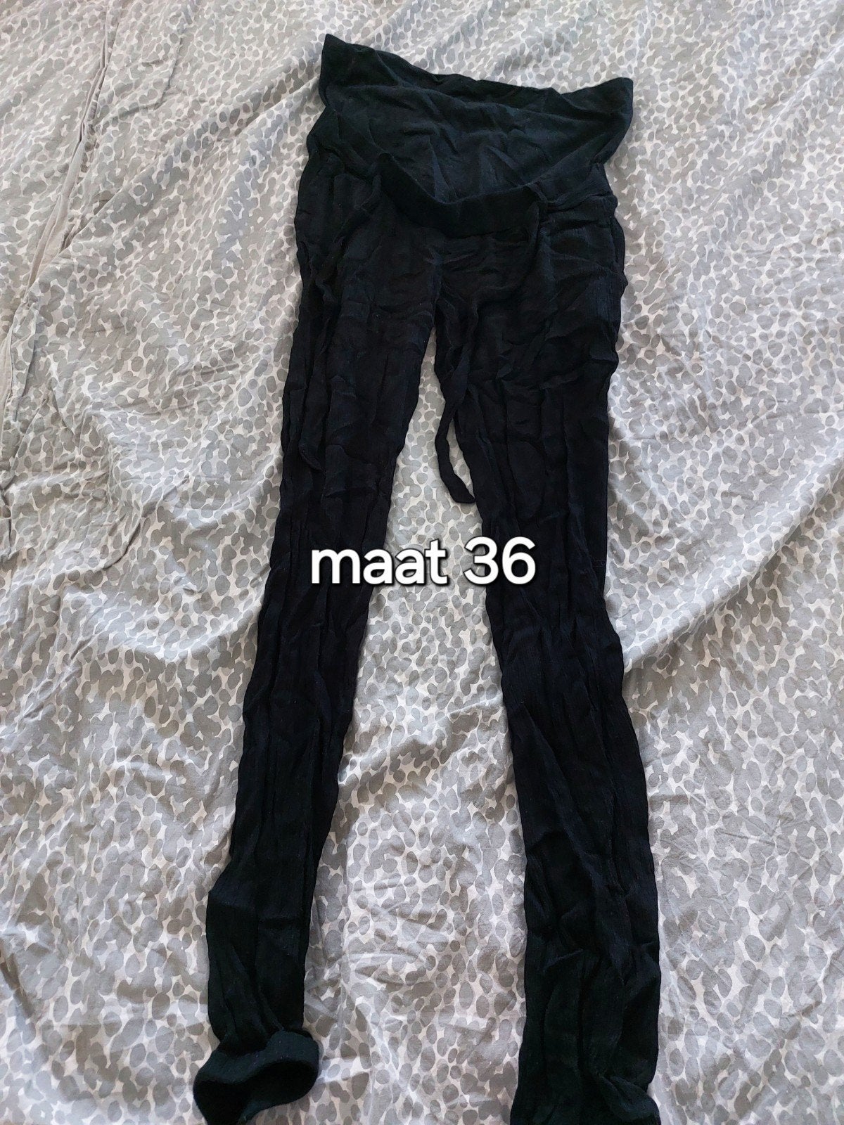 Zwarte positie broek maat 36, Kleding | Dames, Positiekleding, Zwart, Ophalen of Verzenden, Maat 36 (S), Gedragen