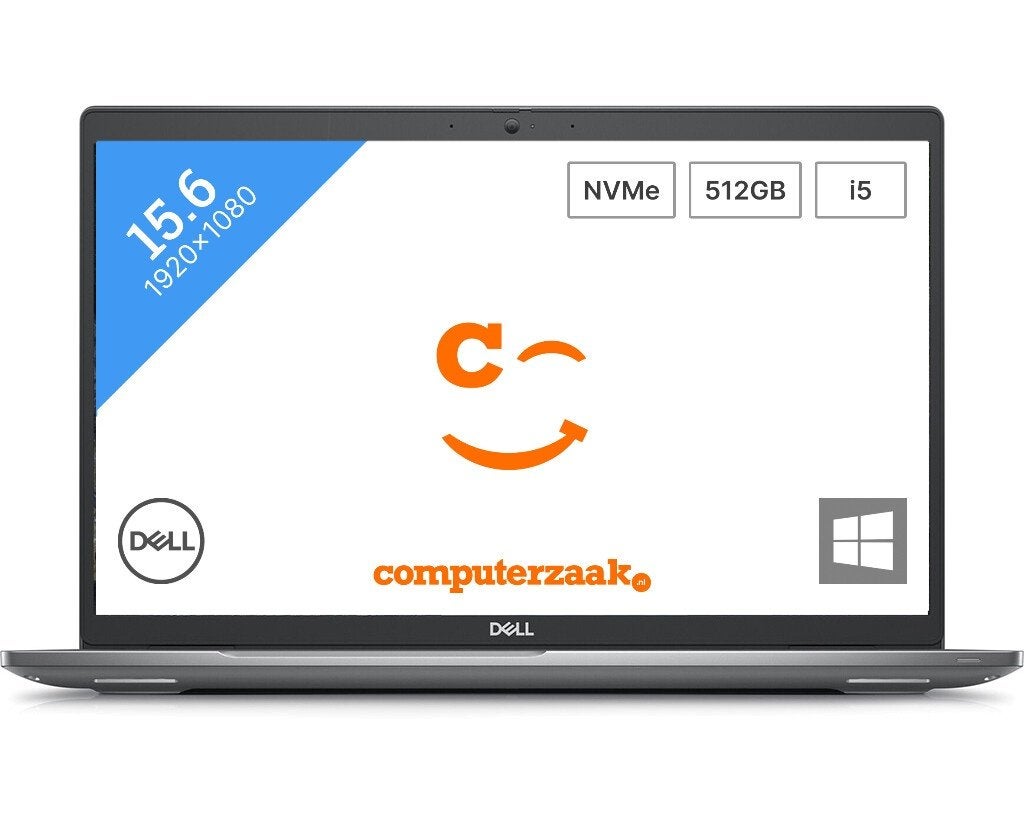 Dell Latitude 5530/IntelCore i5 1.3GHz/16GB/512GB/Windows 11, Computers en Software, Windows Laptops, Refurbished, 15 inch, SSD