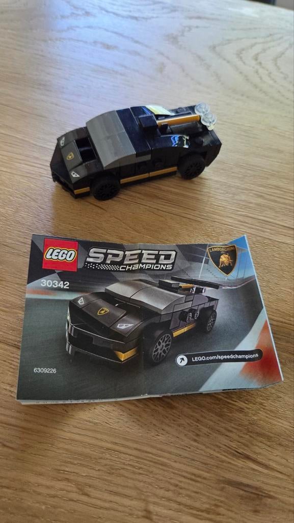 Lego 30342 Speed Champions Lamborghini, Lego, Compleet, Zo goed als nieuw, Complete set