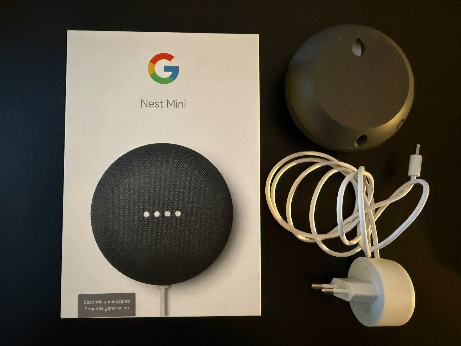 Google Nest Mini (2e generatie) - zo goed als nieuw, Audio, Tv en Foto, Slimme speaker, Google, Ophalen of Verzenden, Zo goed als nieuw