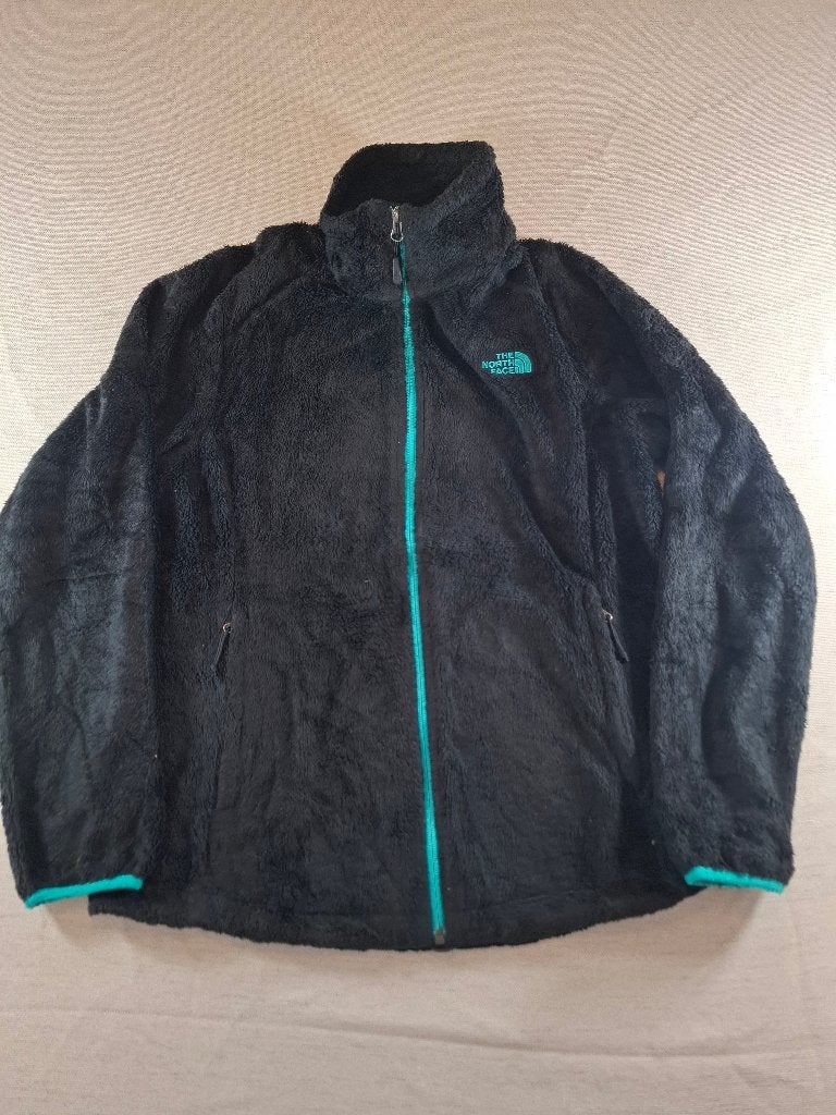 The North Face fleece in damesmaat L, zwart/mintgroen, Verzenden, Zwart, Maat 42/44 (L), Zo goed als nieuw