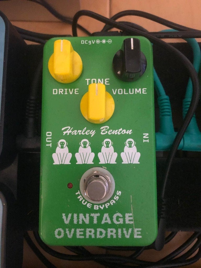 Vintage Overdrive Harley Benton, Ophalen of Verzenden, Gebruikt, Distortion, Overdrive of Fuzz
