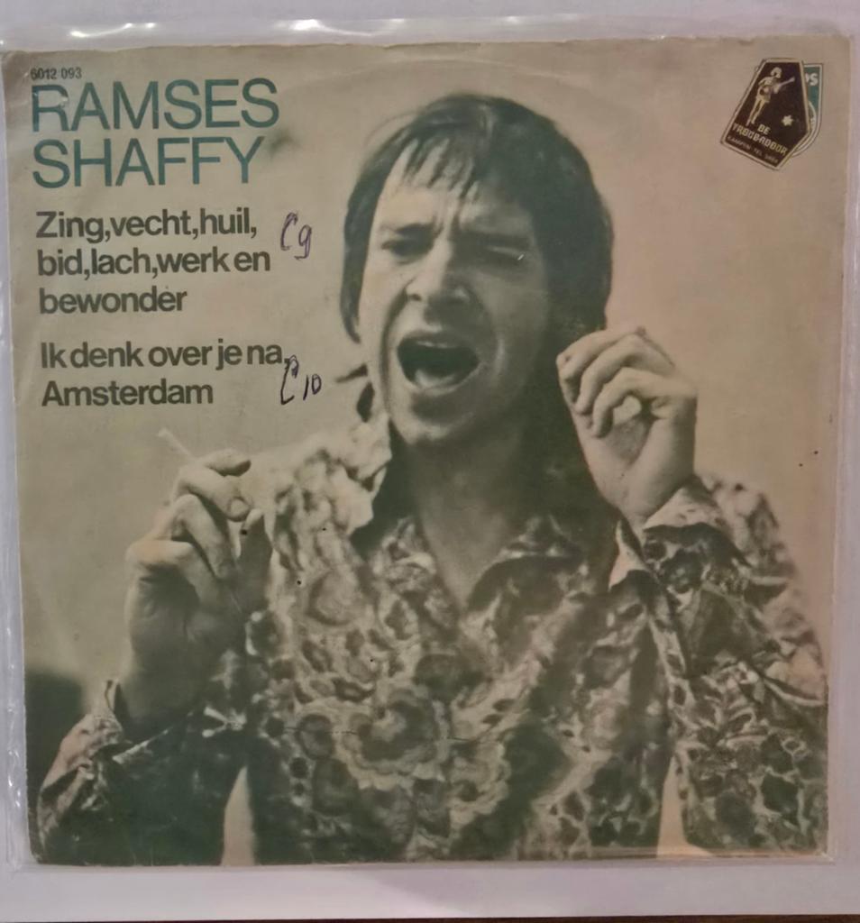 Zing vecht huil bid lach werk en bewonder  Ramses Shaffy, Cd's en Dvd's, Vinyl Singles, Ophalen of Verzenden, Zo goed als nieuw