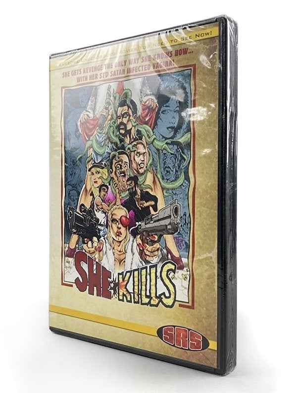 She Kills (2016) Grindhouse, Gore, Splatter, Zeldzaam, DVD!, Vanaf 16 jaar, Ophalen of Verzenden, Nieuw in verpakking, Gore