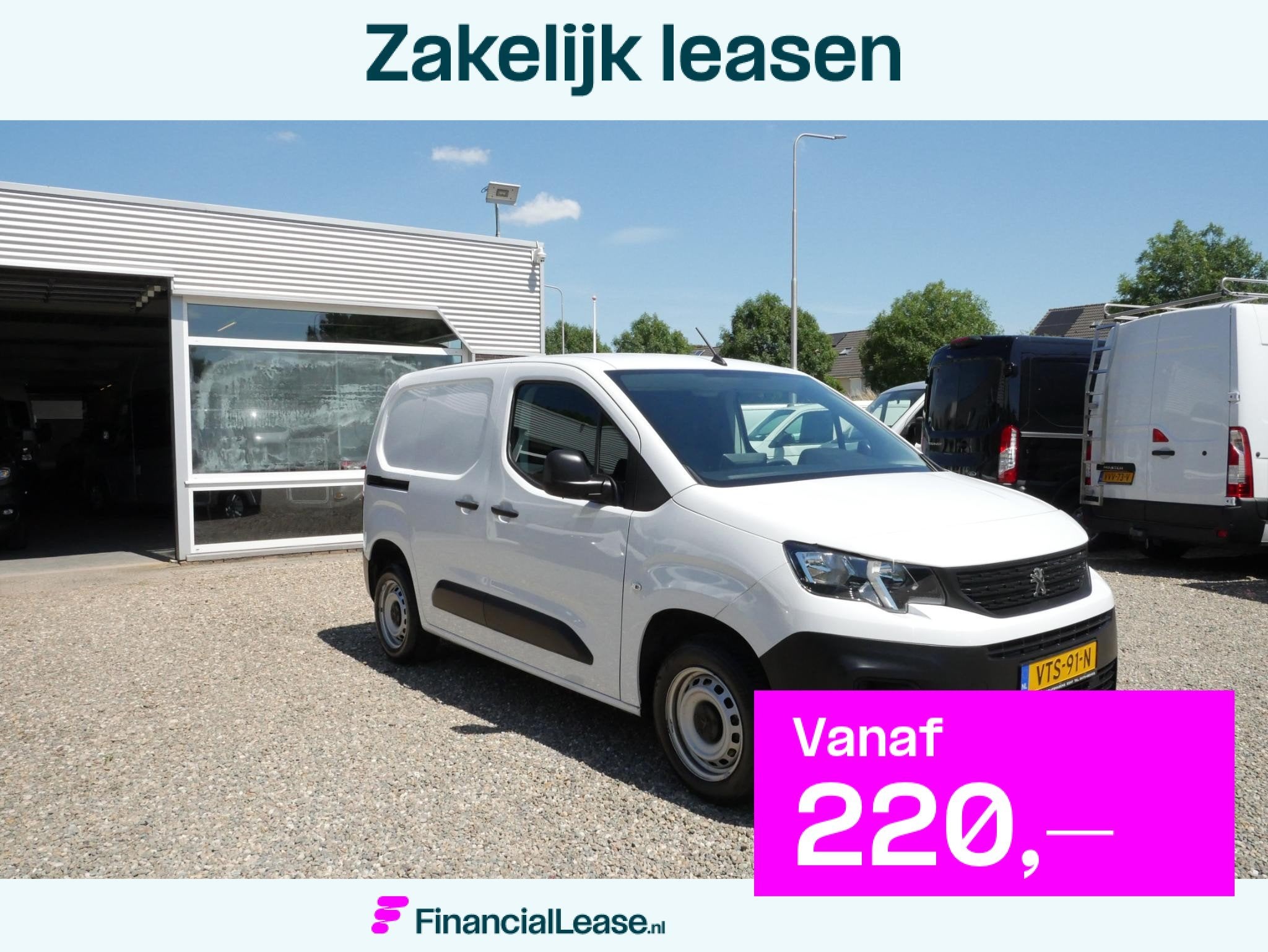 Peugeot Partner 1.5 BlueHDi 100PK L1 Airco, Voorwielaandrijving, 1350 kg, Gebruikt, Met garantie (alle)