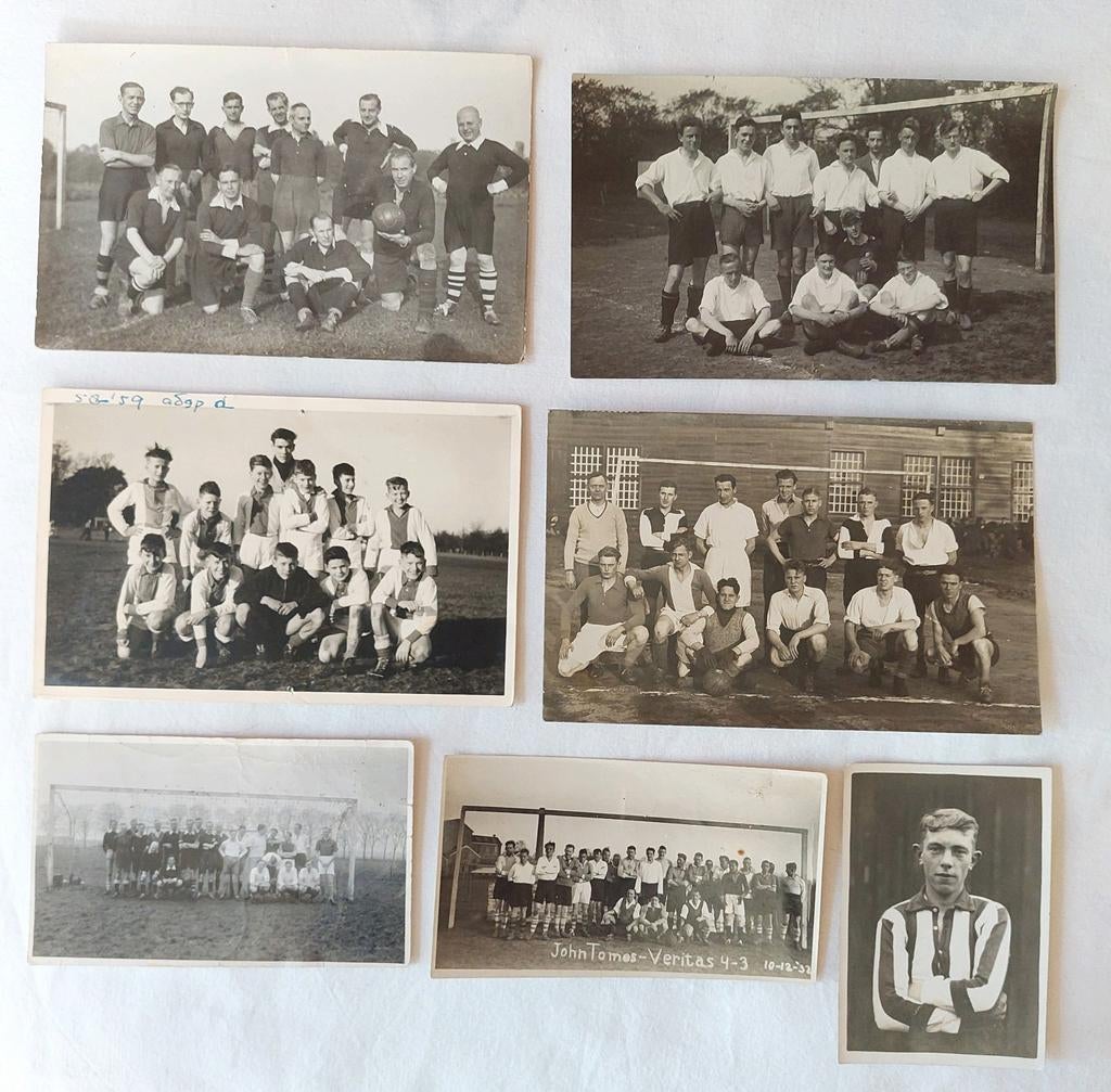 Voetbal foto's verschillende clubs jr 50 60 Nederland, Ophalen of Verzenden, Gebruikt, Overige binnenlandse clubs, Overige typen