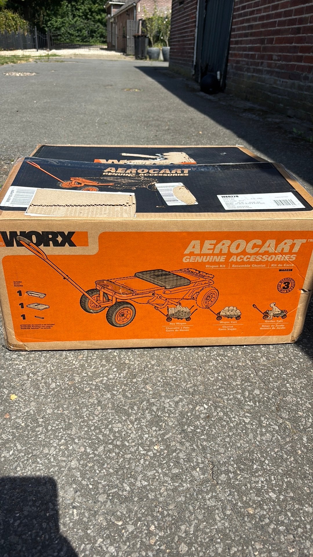Worx  Aerocart wao0228 wagon kit, Ophalen, Nieuw