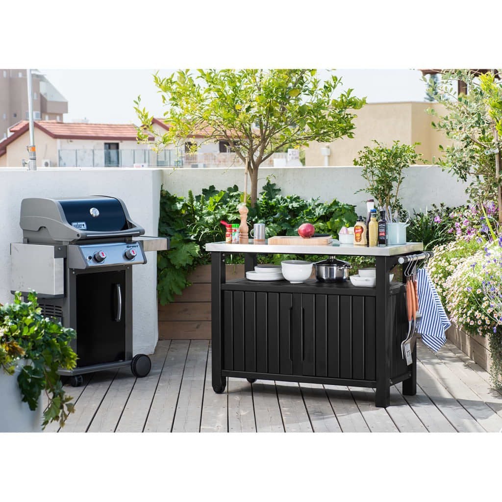 Keter Tuintafel voor BBQ multifunctioneel -nieuw in doos-, ., Nieuw, Ophalen of Verzenden, Keter