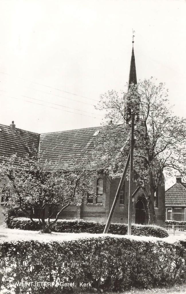 Wijntjeterp, Geref. Kerk, Verzamelen, Ansichtkaarten | Nederland, Ophalen of Verzenden, 1960 tot 1980, Ongelopen, Friesland