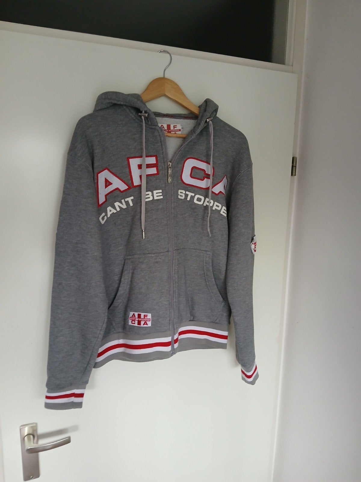 Grijs AFCA vest maat M, Maat 48/50 (M), Ophalen of Verzenden, Grijs, Gedragen