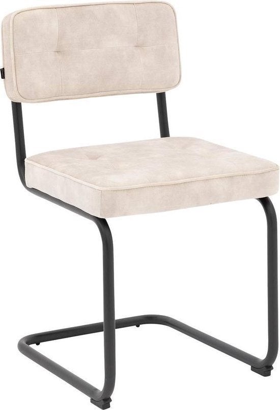 Foto 12 van 4x beige eetkamerstoelen | Goossens