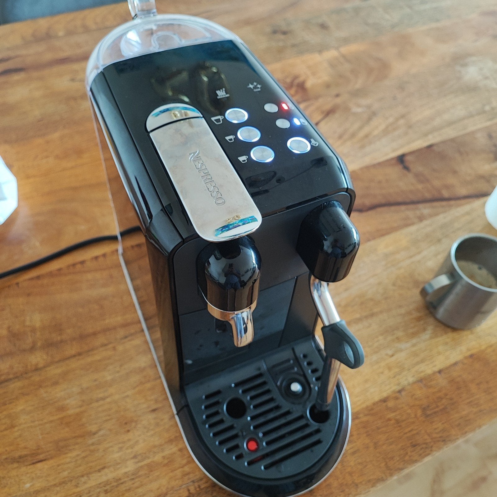 Sage Creatista Uno Nespresso machine, Koffiepads en cups, Gebruikt, Koffiemachine, Ophalen of Verzenden