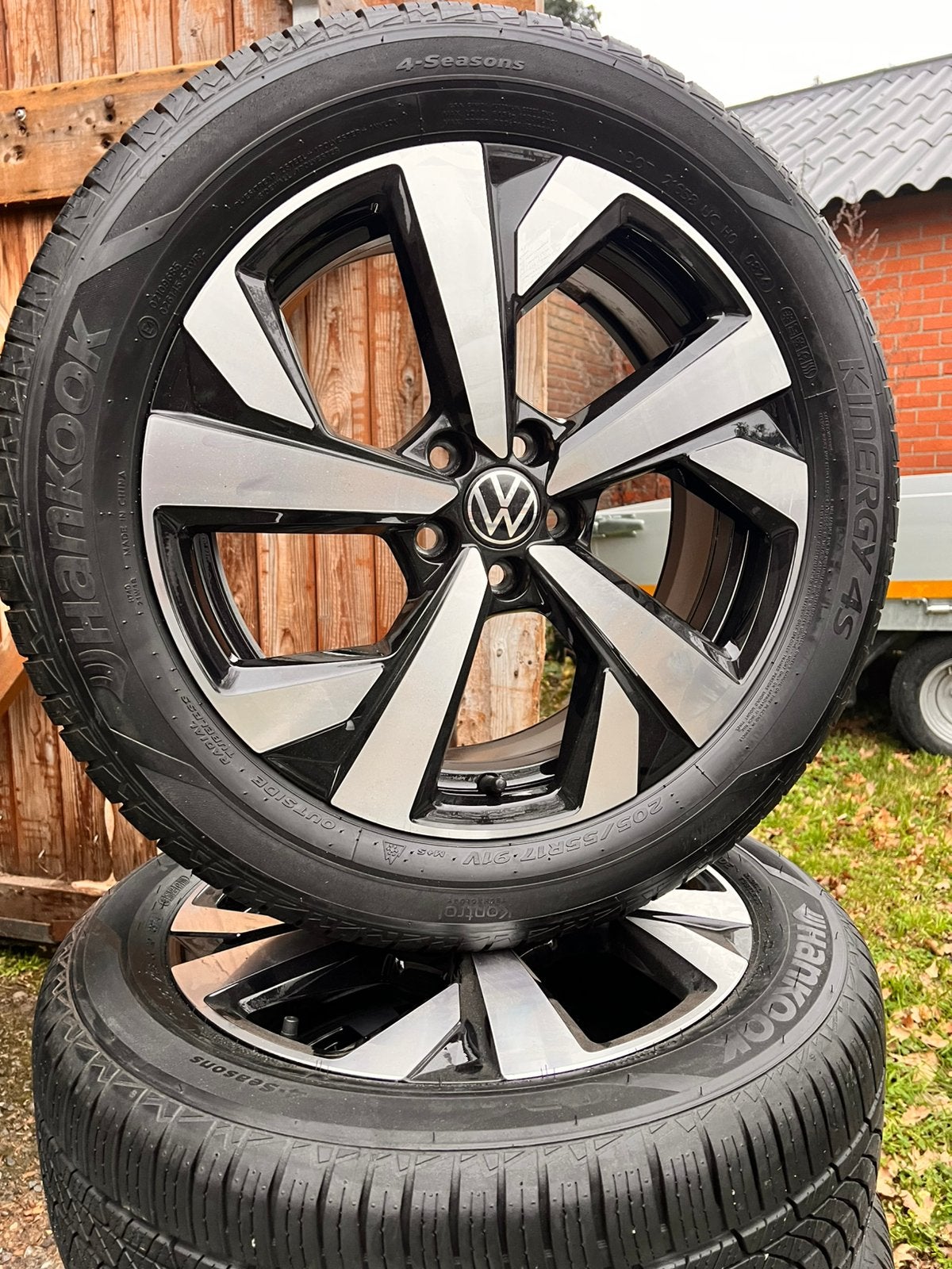 VW T-cross Seat Arona velgen 5x100 met winterbanden, Ophalen, Gebruikt, Banden en Velgen, 17 inch
