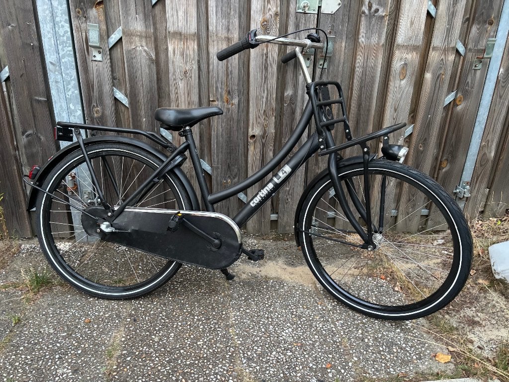 cortina u4 mat zwart 26 inch  3v terugtraprem, Fietsen en Brommers, Fietsen | Meisjes, Terugtraprem, Gebruikt, Versnellingen, Cortina