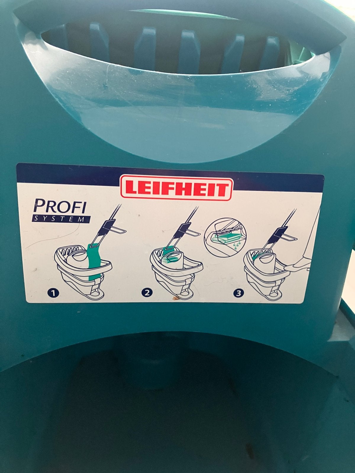 Leifheit Profi Systeem Dweilemmer met Pers, Ophalen, Dweilemmer, -bak, of -wagen