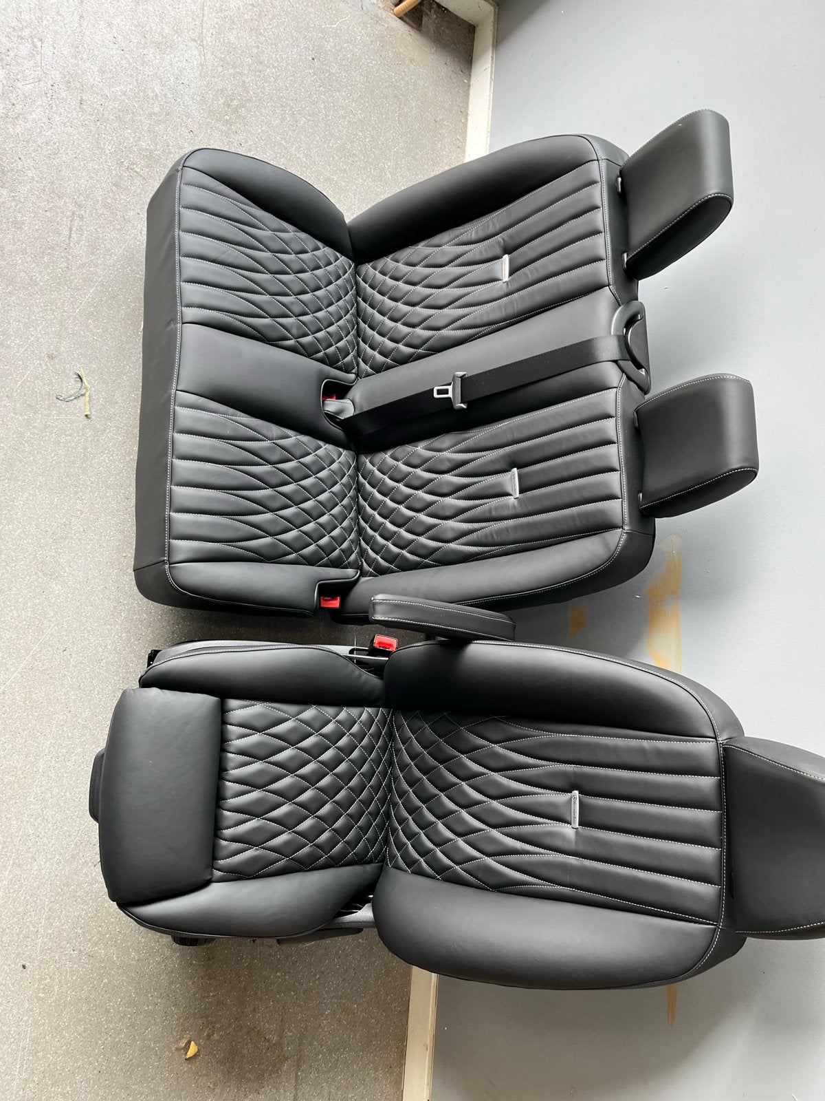 Mercedes Sprinter Voorstoelen - Luxe Lederen Set, Auto-onderdelen, Ophalen, Gebruikt, Mercedes-Benz, B