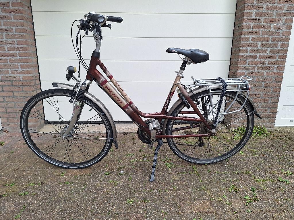 PUCH Country sportieve damesfiets 53cm frame met versnelling, Fietsen en Brommers, Gebruikt, Versnellingen, 50 tot 53 cm, Trommelrem