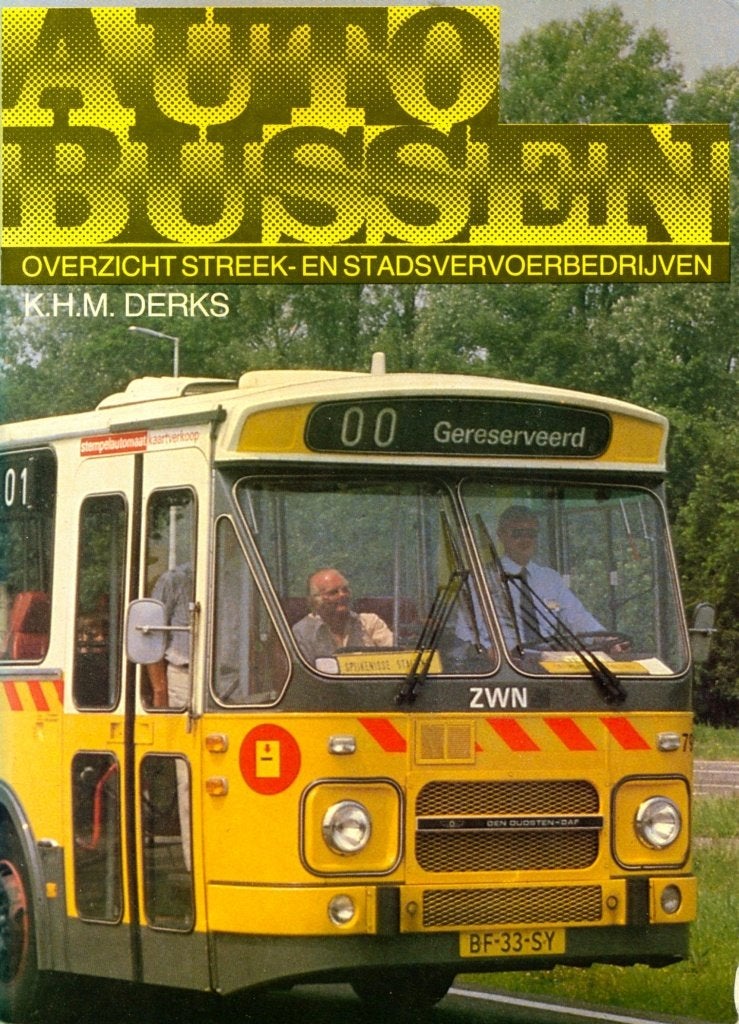 Autobussen: Overzicht Streek- en Stadsvervoerbedrijven, Ophalen of Verzenden, Zo goed als nieuw, K.H.M. Derks, Bus