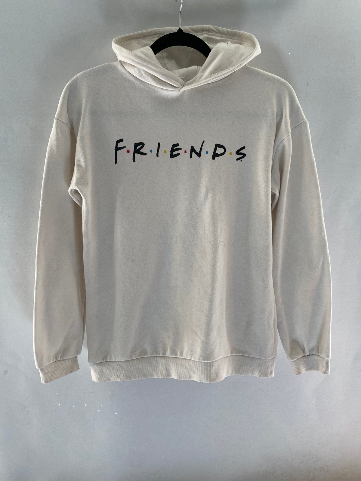 Friends hoodie crème/wit maat 164 (13-14 jaar), Ophalen of Verzenden, Gebruikt, Jongen of Meisje, Trui of Vest