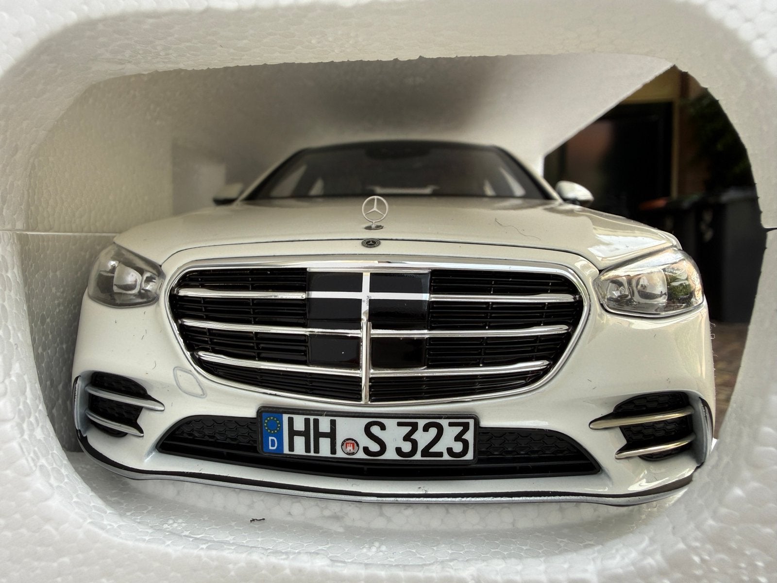 1:18 Mercedes W223 S-Klasse AMG-Line wit 2021 Norev 183801, Auto, Norev, 70-72 Av. de Bohlen, Vaulx-en-Velin, 69120, France, Norev