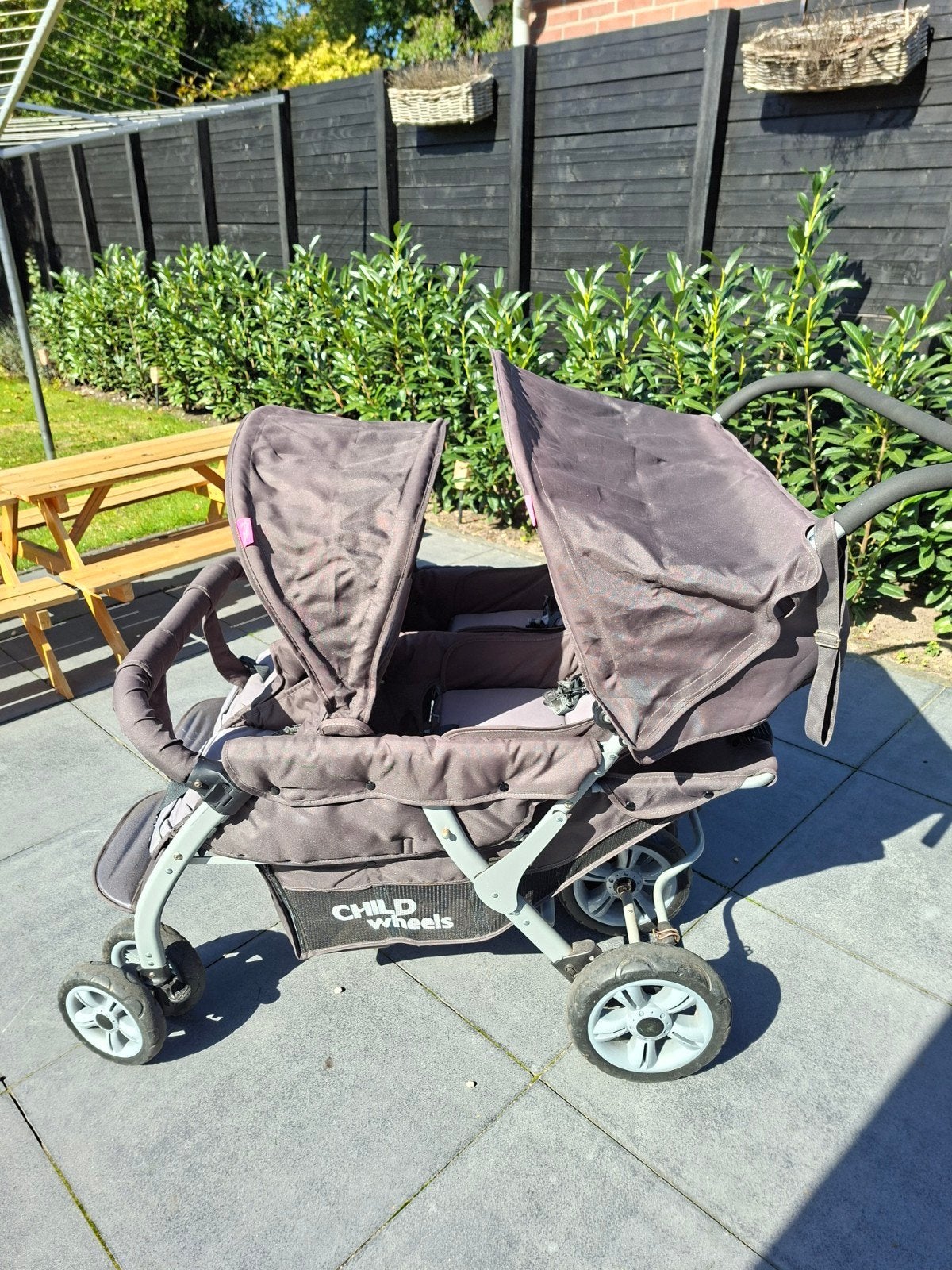 Vierlingwagen Child Wheels - gastouder opvang, Gebruikt, Duowagen, Ophalen, Kinderwagen