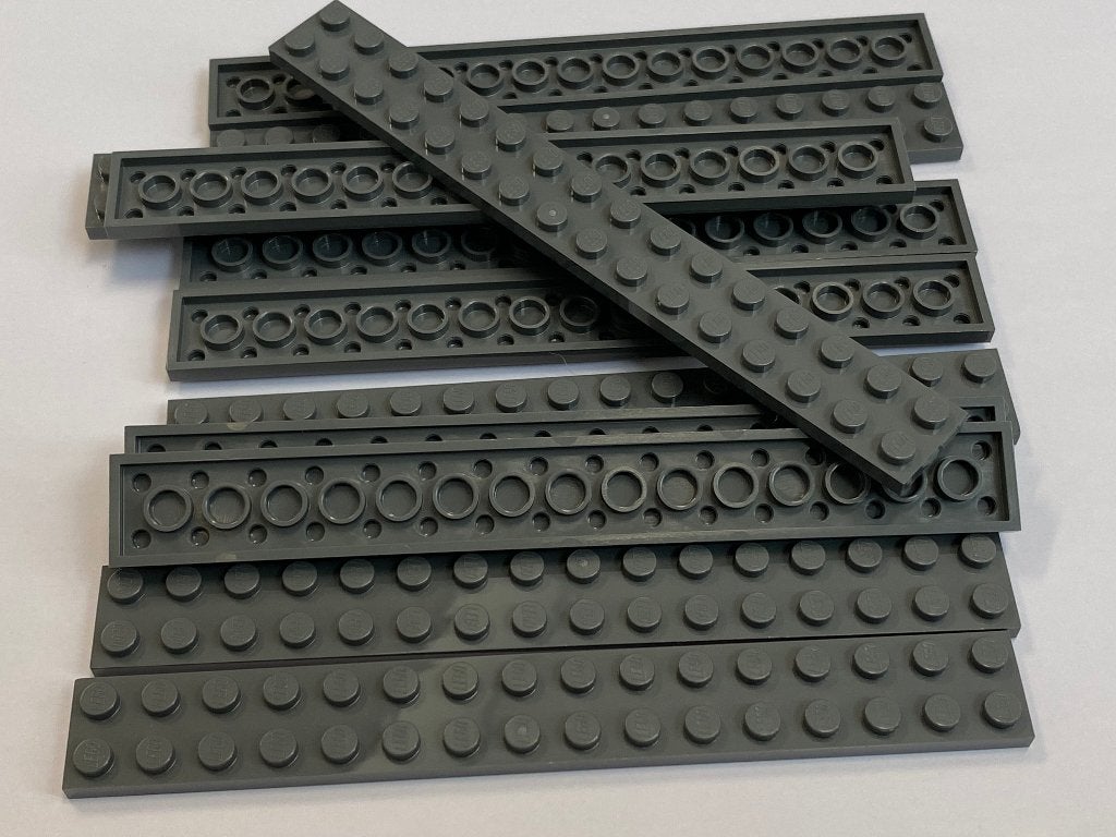 Partij 12x nieuwe 2x16 Lego platen in diverse kleuren, Overige thema's, Lego, Nieuw, Ophalen of Verzenden