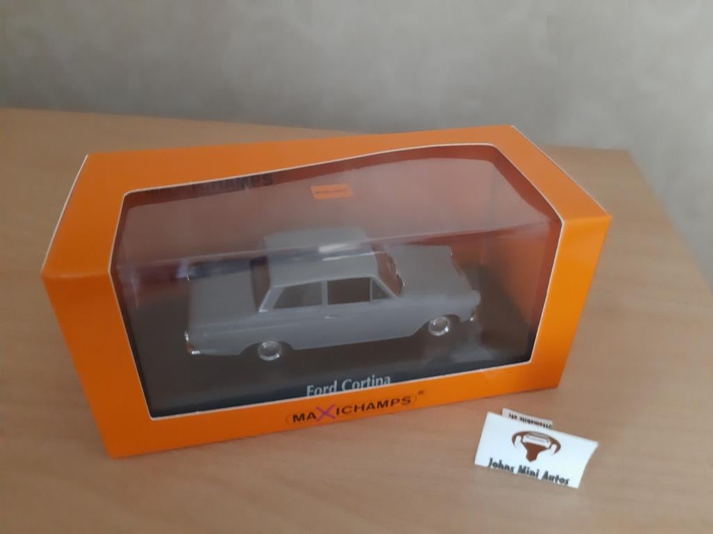 Ford Cortina Mk.I 1962 Grijs van Maxichamps 1:43, Overige merken, Auto, Nieuw, Ophalen of Verzenden