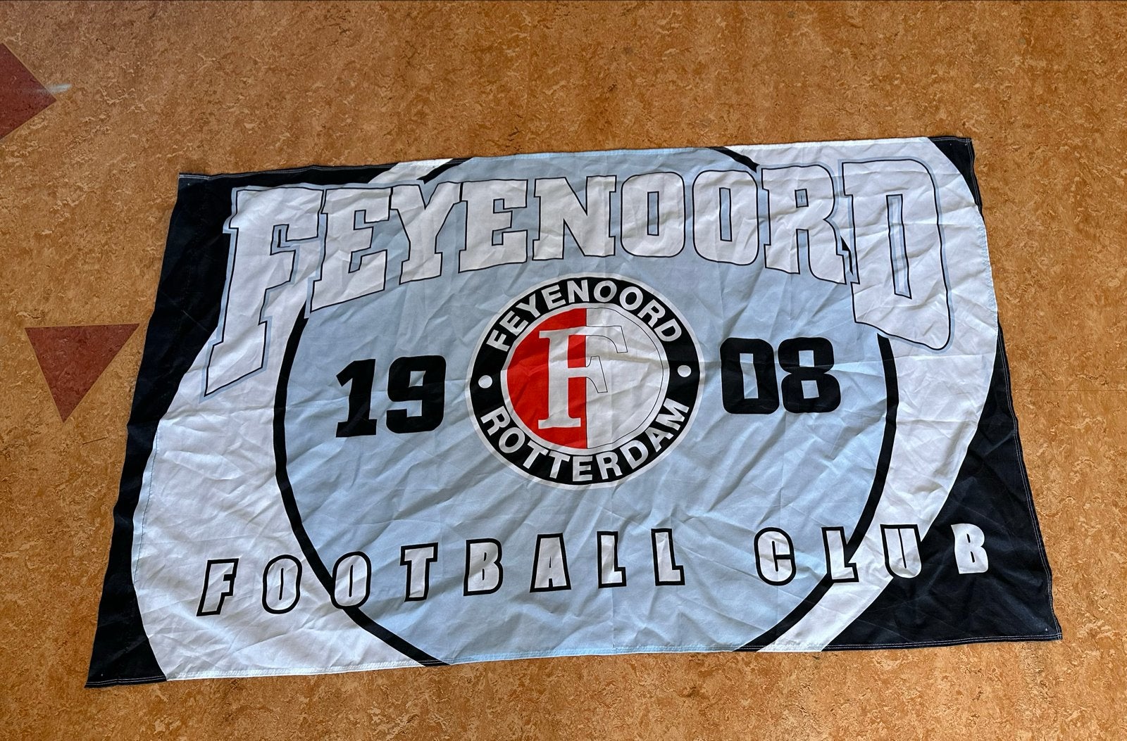 Feyenoord vlag, Verzenden, Gebruikt, Feyenoord, Vaantje of Sjaal