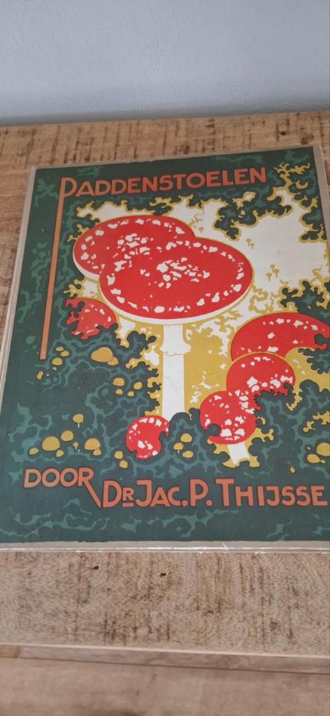 Paddenstoelen door Jac.P.Thijsse uit 1929, Boeken, Ophalen of Verzenden, Gelezen, Jac P.Thijsse, Plaatjesalbum
