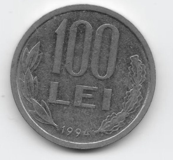 Roemenië 100 lei 1994 KM# 111, Verzenden, Overige landen, Losse munt
