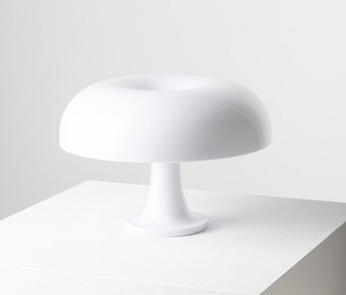 2 look-a-like Nessino Artemide lampen - Goede kwaliteit, Overige merken, Paddenstoellamp, E14 (klein), Wit