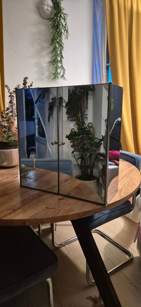Spiegelkast / Badkamerkast met dubbele deuren, Ophalen, Minder dan 50 cm, Spiegelkast, Zo goed als nieuw