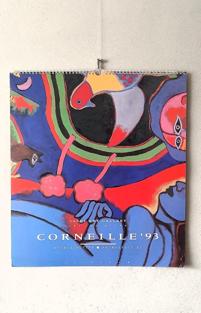 CORNEILLE, kunstkalender 1993, 50 x 45 cm, Diversen, Kalenders, Ophalen of Verzenden, Maandkalender, Zo goed als nieuw