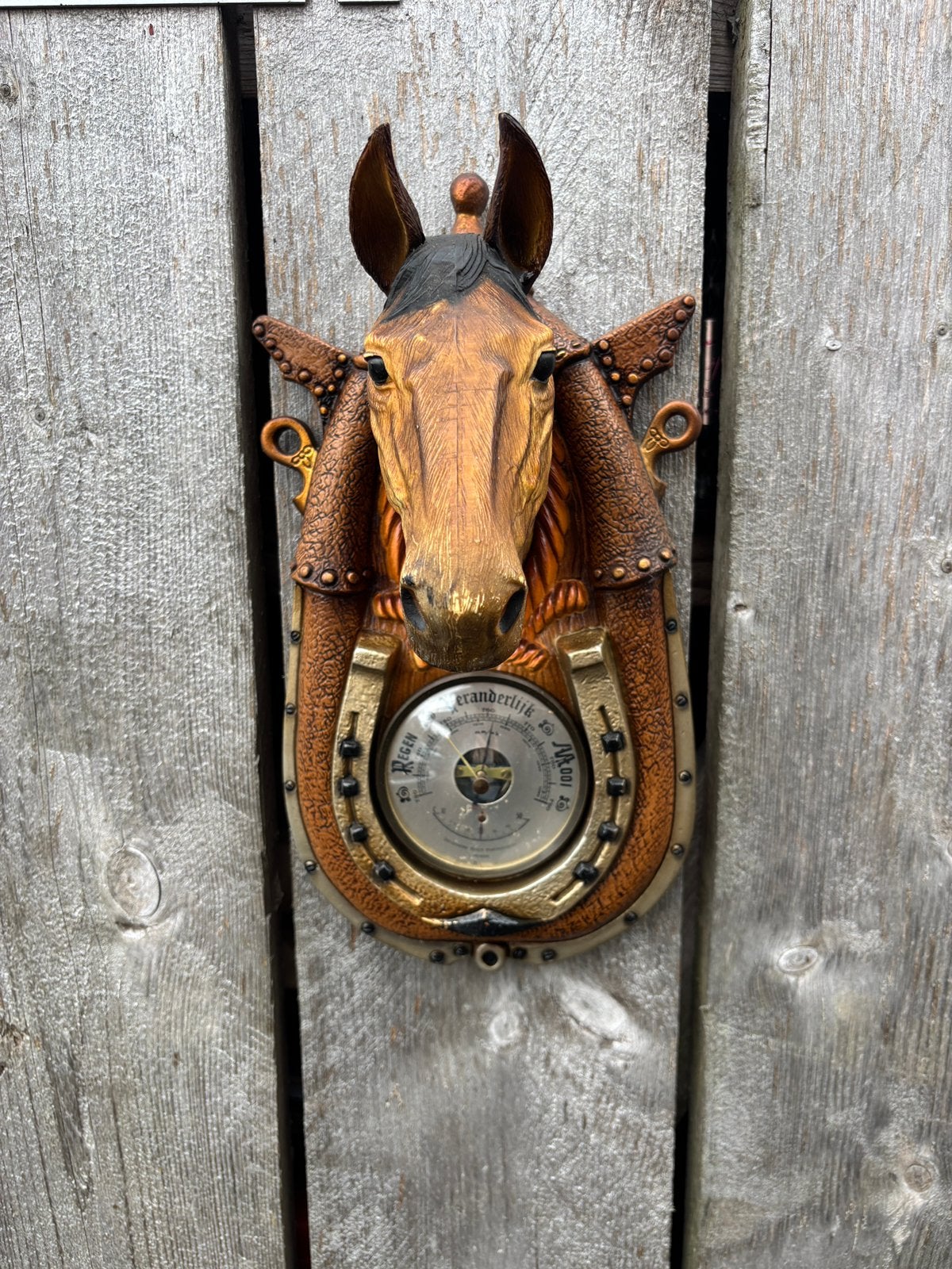 Vintage barometer jaren 60/70, Audio, Tv en Foto, Ophalen of Verzenden, Zo goed als nieuw